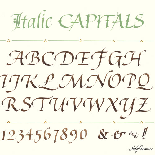 Italic Lettering with Holly Monroe
