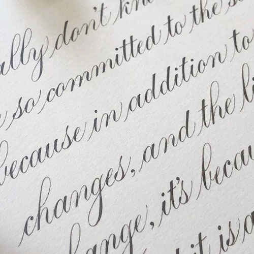 Basic Copperplate with Suzanne Cunningham